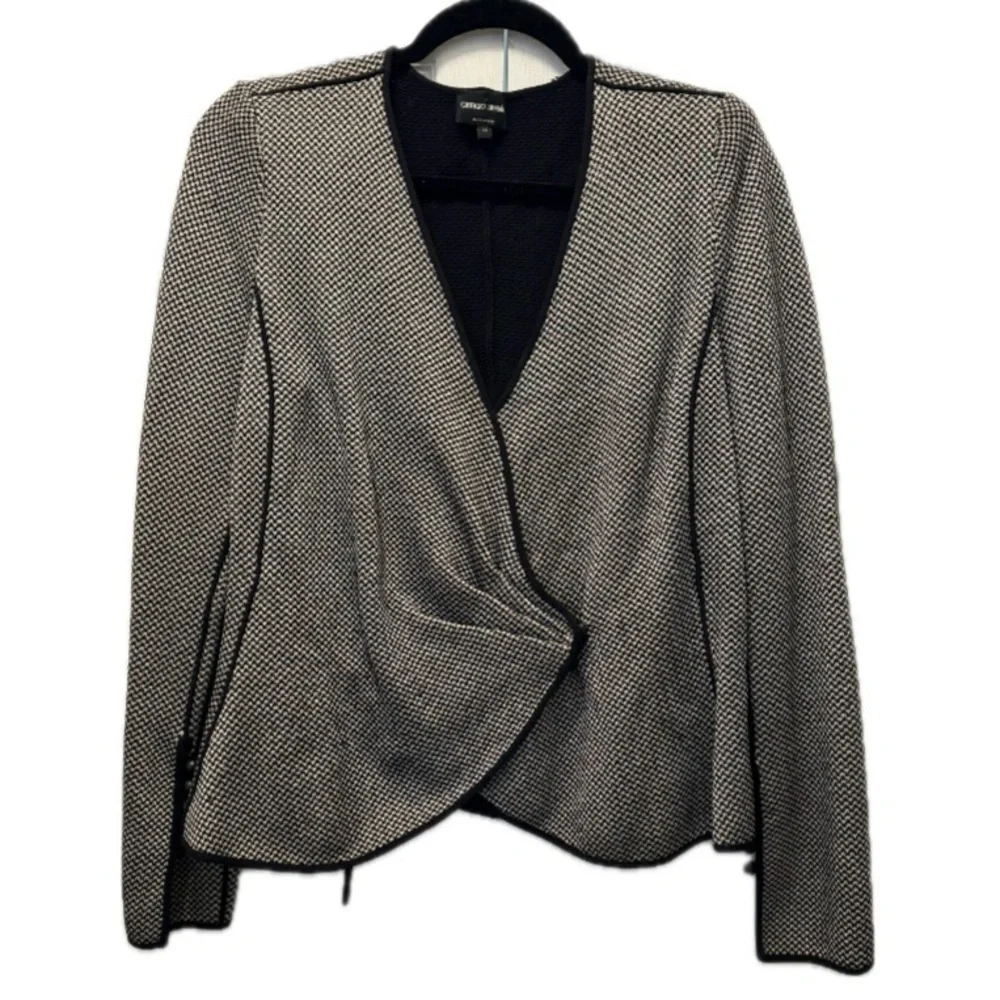 Giorgio Armani Wrap Jacket Sz 44/US 8 - Picture 1 of 5